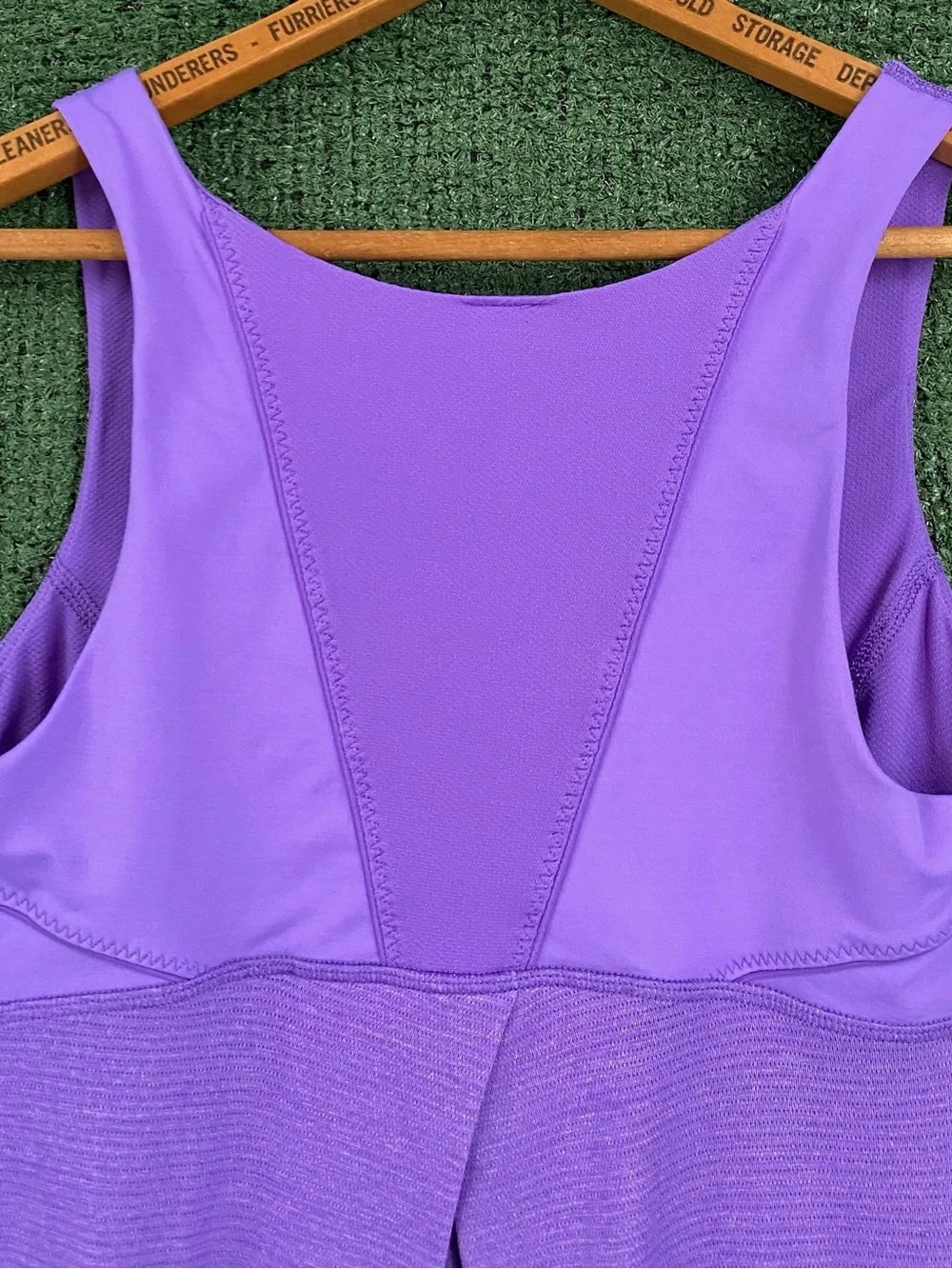 Lululemon Run Ta Ta Topper Top Cinch Waist Purple Tank Top Women’s Size 6